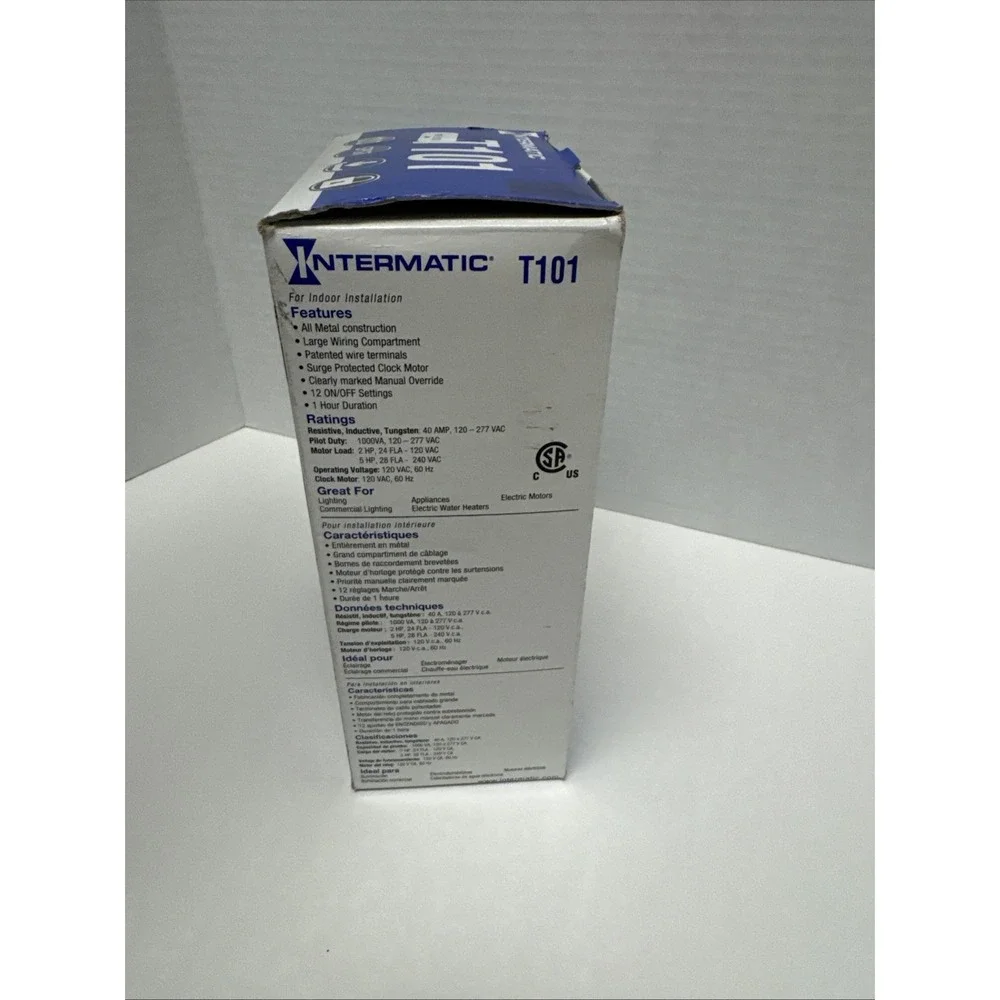 Intermatic T101‎ 24-Hour Mechanical Time Switch 120 VAC 60Hz NEW